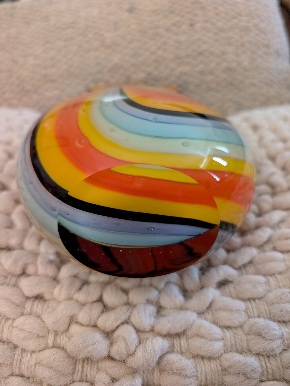 Murano Glass Multicolor Vase - Picture 4 of 4